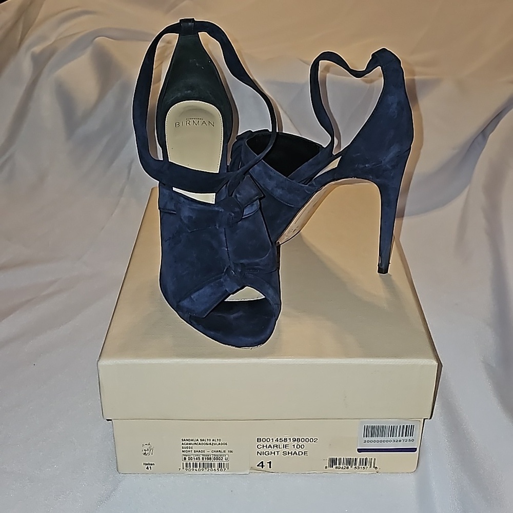 Alexandre Birman Charlie Bow-Tie Suede Sandal sz 41 - Picture 4 of 4